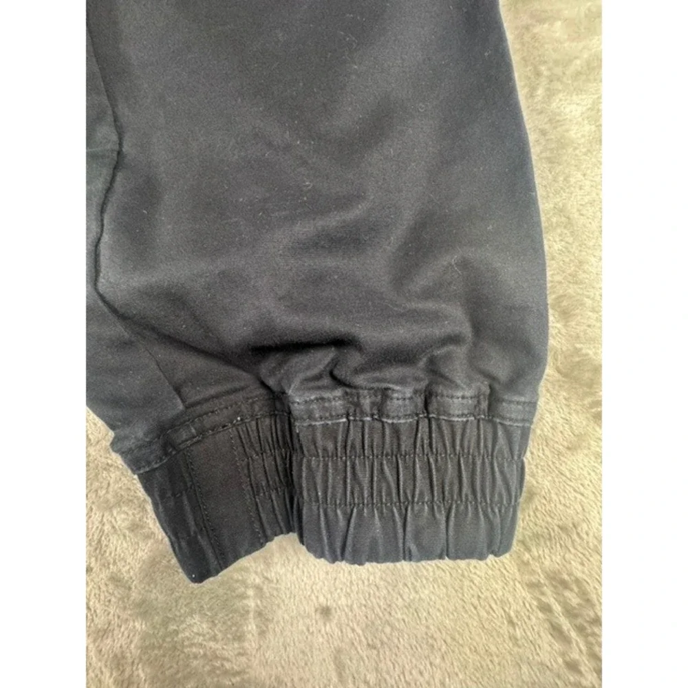 Nike Joggers Mens XXL Black Air Woven Track Pants Elastic Waist Tapered Cuff